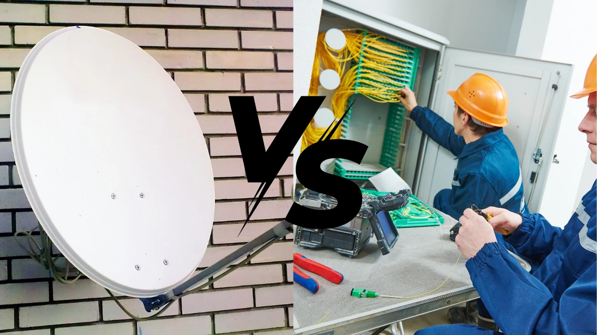 VSAT vs Fiber Optic