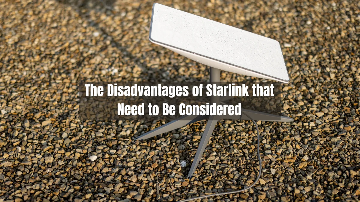 Disadvantages of Starlink
