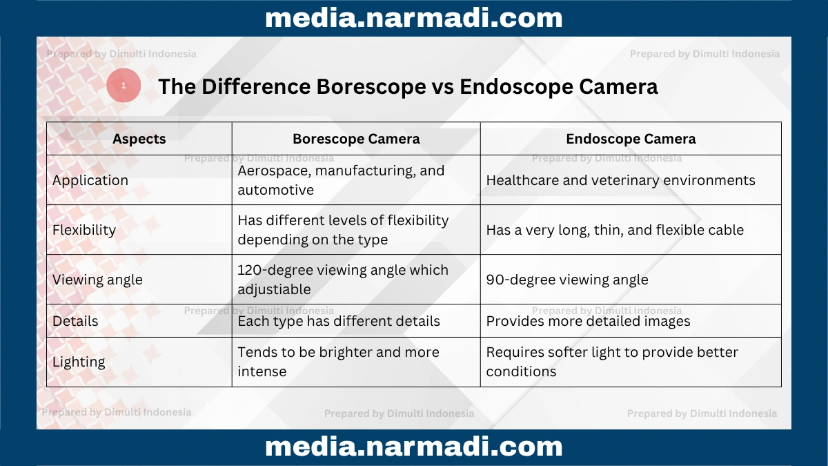 Borescope vs Endoscope Camera