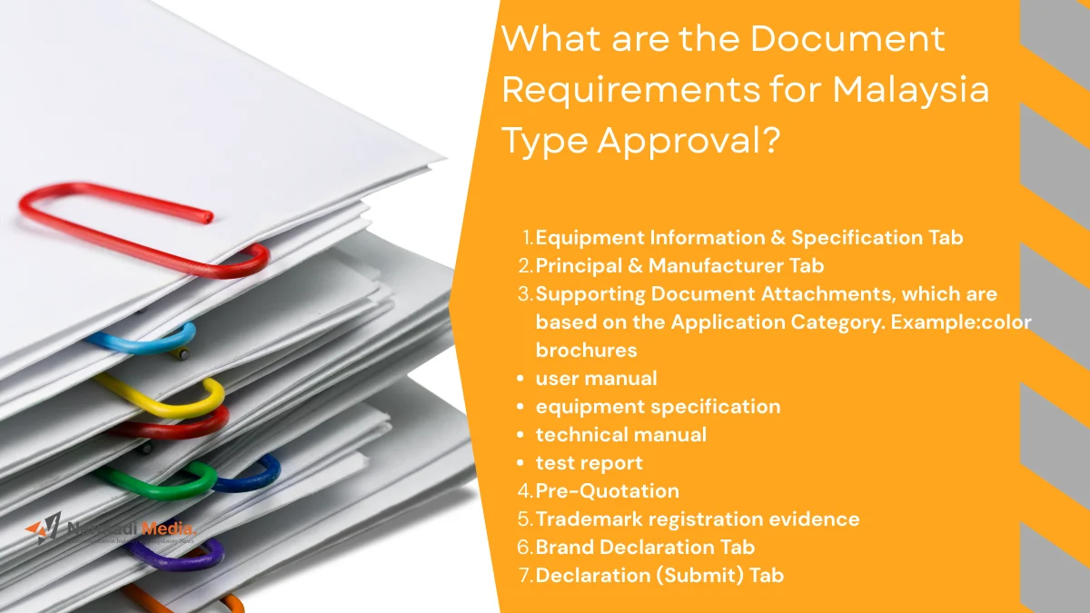 Document Requirements for Malaysia Type Approval 2