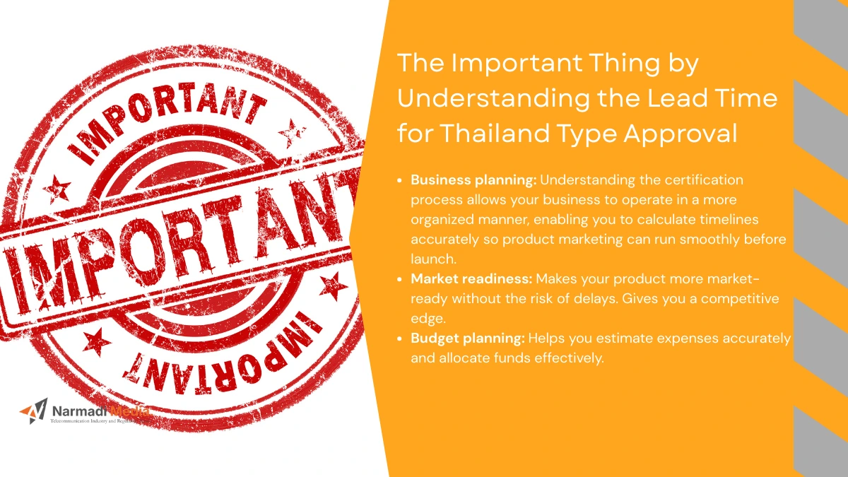 How Long is The Lead Time for Thailand Type Approval 2