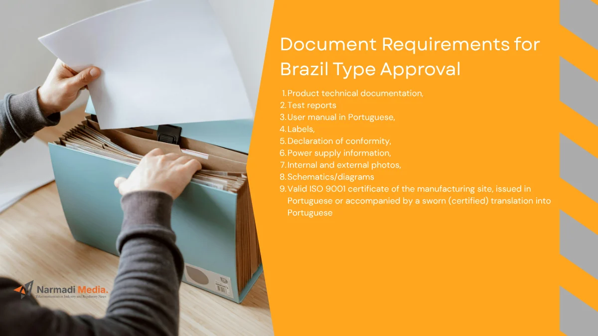 Document Requirements for Brazil Type Approval 2