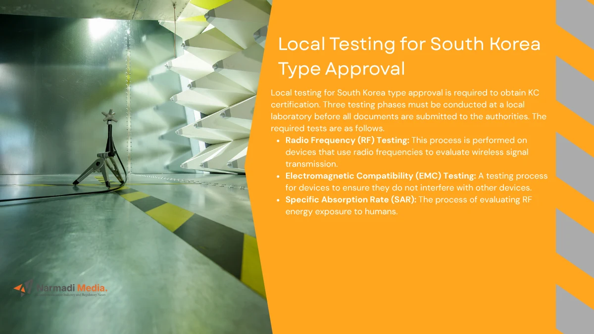 Local Testing for South Korea Type Approval