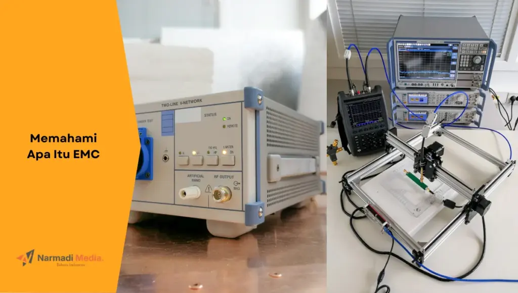 Ilustrasi berbagai produk dalam pengujian EMC. Ini penjelasan tentang apa itu EMC.