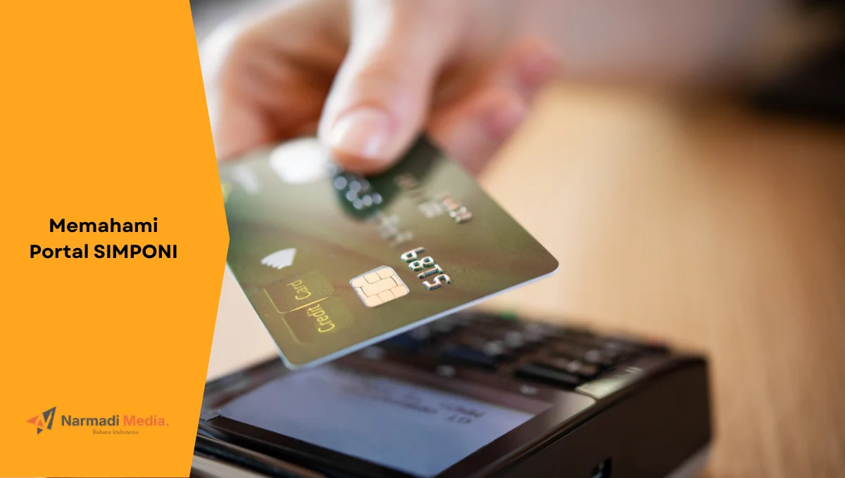 Ilustrasi melakukan pembayaran lewat kartu kredit. Mari pahami tentang portal SIMPONI.