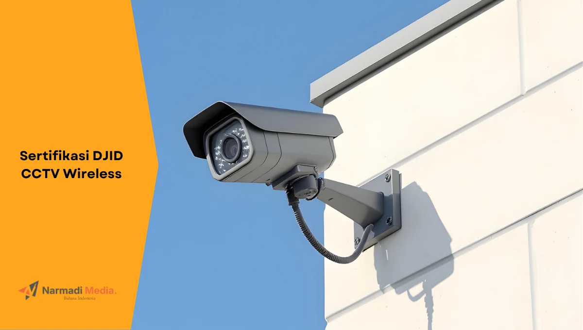Contoh CCTV Wireless. Ini persyaratan uji dalam sertifikasi DJID CCTV Wireless.