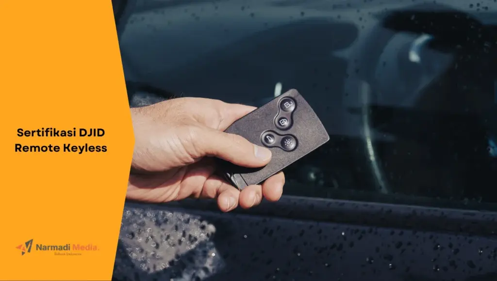 Contoh alat remote keyless entry.