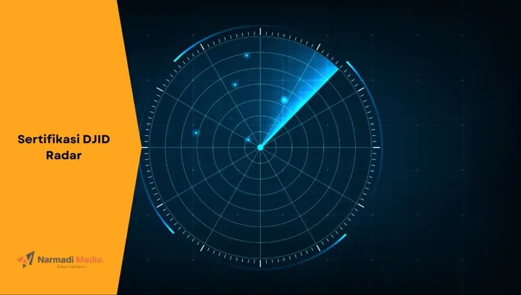 Contoh interface radar. Ini syarat sertifikasi DJID Radar.
