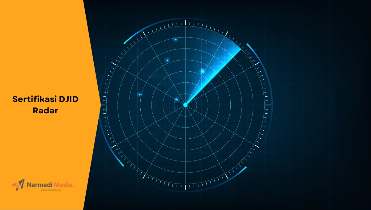Contoh interface radar. Ini syarat sertifikasi DJID Radar.