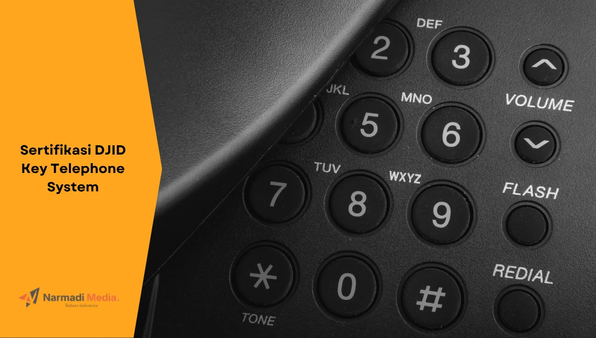 Ilustrasi berbabagi tombol dalam key telephone system.