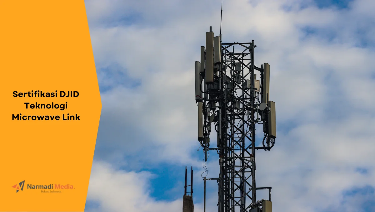 Menara BTS, lokasi pemasangan antena teknologi microwave link.