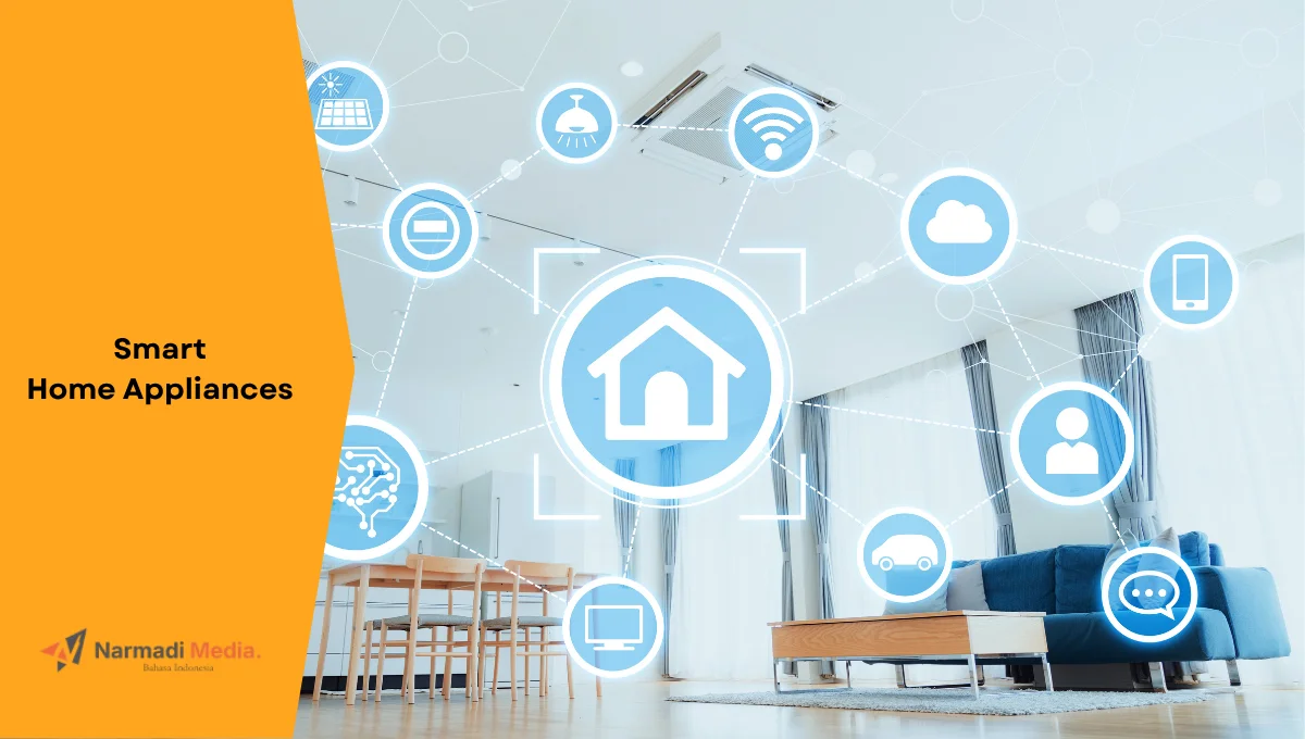 Ilustrasi smart home appliances.