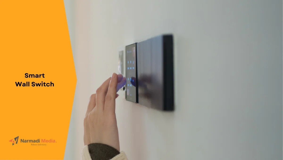 Ilustrasi smart wall switch.