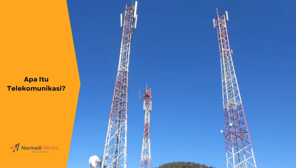 Menara jaringan seluler. Ini penjelasan tentang apa itu telekomunikasi.