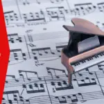 Ilustrasi membuat komposisi instrumen piano. Ini layanan jasa komposisi lagu profesional terbaik.