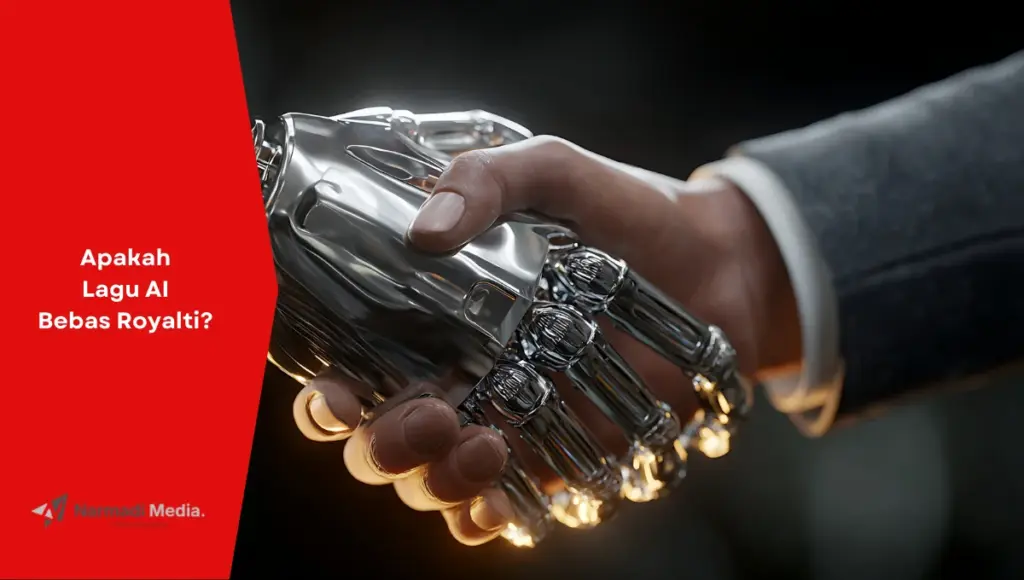 Ilustrasi menggunakan AI. Apakah lagu AI bebas royalti? ini penjelasannya.
