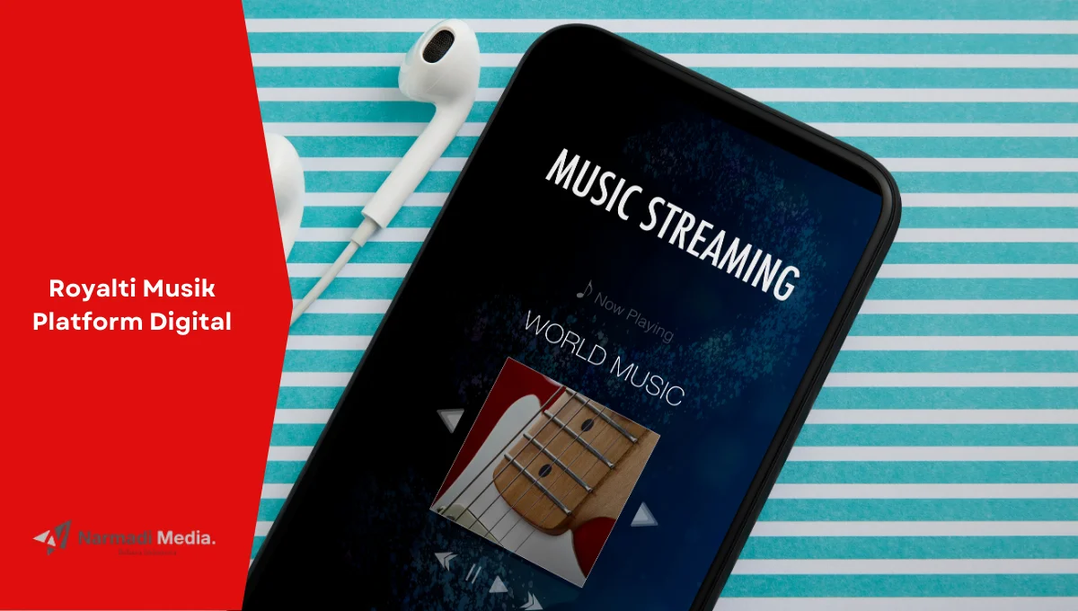 Ilustrasi pemutaran musik streaming. Begini pengelolaan royalti musik platform digital.